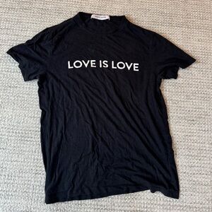 Prabal Gurung “Love is love” black women’s tee in size medium